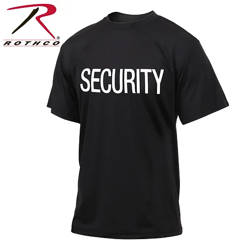 ROTHCO QUICK DRY PERFORMANCE SECURITY T-SHIRT